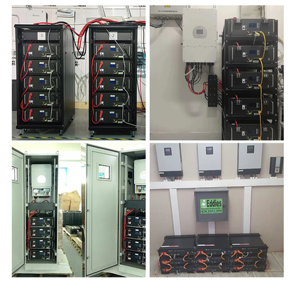 Elektriciteit 10 Wh 6000 diepe cycli 12V 24V 48V 51.2V 10kwh Lifepo4 accu's