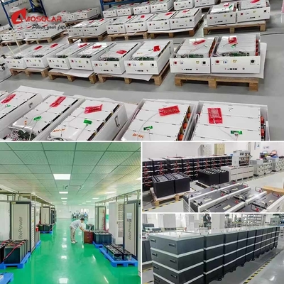 Amosolar Lifepo4 Batterijpakket 48V 51.2V 100Ah 200Ah 300Ah Lithiumbatterijen Diepe cyclus