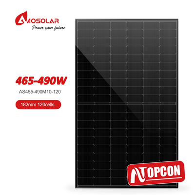 Anodisatieraam van aluminiumlegering 182 mmx182 mm 120 cel Halve cel Mono N-type zonnepanelen