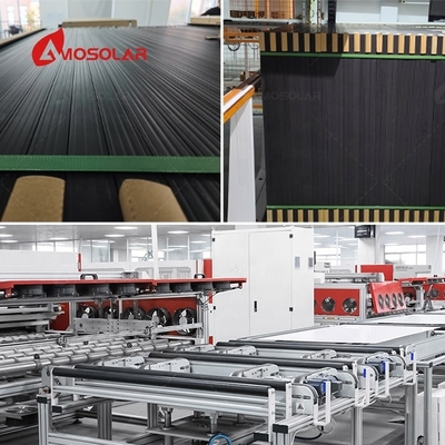 Anodisatieraam van aluminiumlegering 182 mmx182 mm 120 cel Halve cel Mono N-type zonnepanelen