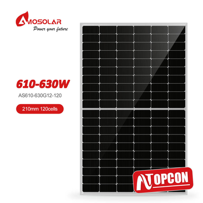 2172*1303*35mm Panel afmetingen 120 6*20 Cellen N-type 610W 620W 630W zonnepanelen