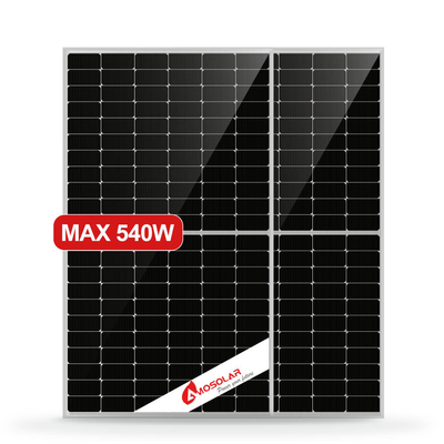 A-klasse zonnepanelen 182 mm Mono-zonne-PV-modules voor huishoudelijke elektriciteit N-TYPE 515W 540W