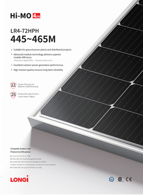 IP68-classificeerde verbindingsbak Longi Trina JA Jinko 600W 550W 450W 660W 700W zonnepaneel met 25