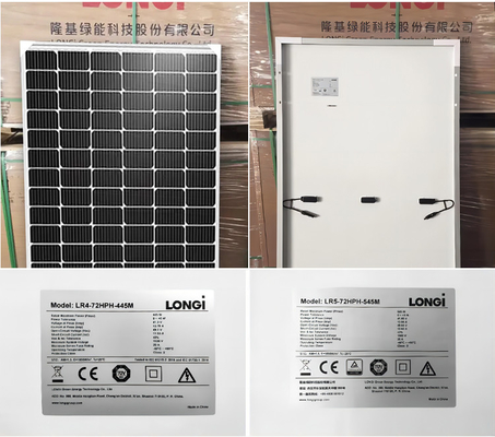 Longi HiMO 7 dubbelglas zonnepaneel 610w 620w 585W 595W 605W voor zonne-energiesysteem