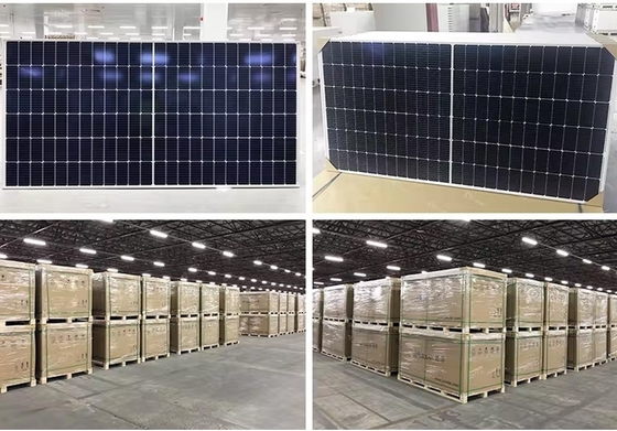 JA Zonnepanelen 550W Bifacial met MC4-compatibele connector en 2112*1052*35 afmetingen