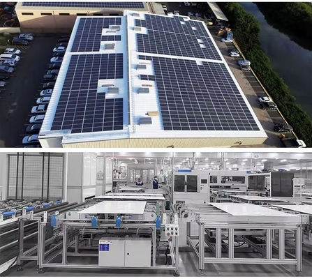 EU Stock Longi Hi MO 6 Zonne-modules 590W 600W N Type geanodiseerd aluminium frame