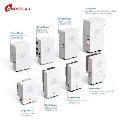 Single Phase String Solar Inverter 6kw met 220V/230V/240V uitgang en zonneconversie