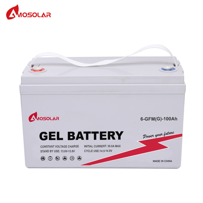 Amosolar 12V/24V/36V/48V 100Ah 150Ah 200Ah loodzuurbatterijen met 1C laadverhouding