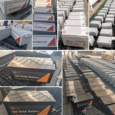 Amosolar Front End loodzuurbatterij 12V100AH zonne-gelbatterij met 3000 cycli