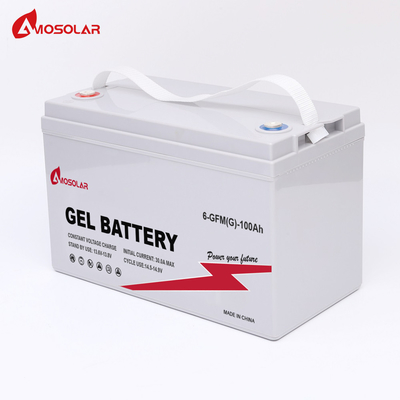 Amosolar zonnebatterij 12V Gel 100Ah 150Ah 200Ah 250Ah voor opslag bij kamertemperatuur