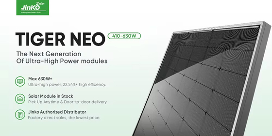 TOPCON N-Type Mono Half Double Glass 500w Bifacial Solar Panel met 500w Power Output