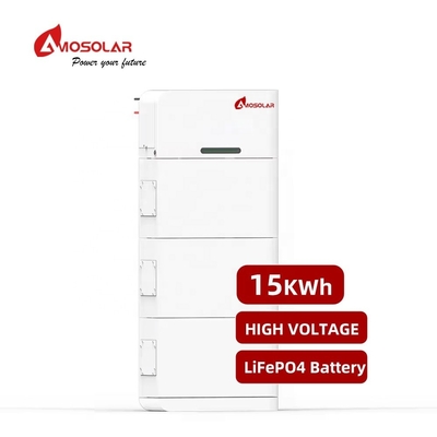 10-20 kWh stapelbare hoogspanningslithiumbatterij voor zonne-energieopslag
