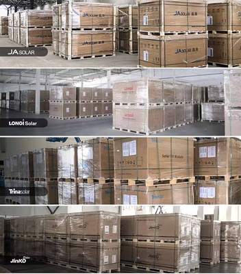 20%-23% Efficiëntie PV-module JA Zonnepaneel Halve cel Mono 430W 435W 440W 445W 450W