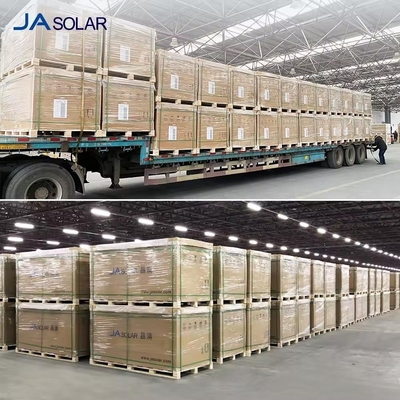 JA 455W 450W 445W 440W Tier-1-zonnepanelen met 30 en 3,2 mm antireflectief glas