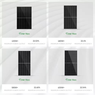 22% Panel Efficiency 144 Cells N-type zonnepaneel voor zonne-energiesysteem