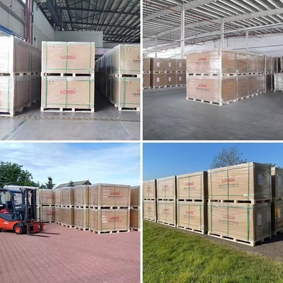 Longi zonnepaneel 585W 590W 595W 600W mono bifaciale PV-modules voor fotovoltaïsche systemen
