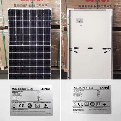 Longi 580W 585W 590W zonnepaneel draagbaar stroomsysteem met HJT zonnecellen klasse A