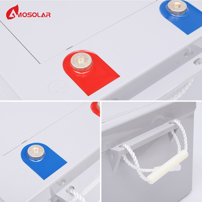Amosolar EU Stock GEL loodzuurbatterij 12V 100Ah 200Ah 250Ah 300Ah voor elektrische auto's