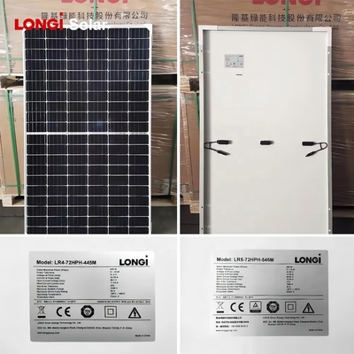 Longi Himo 6 7 Bifacial All Full Black Zonnepaneel 410W 420W 430W 440W 450W