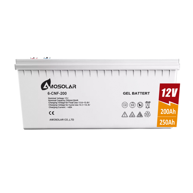 250ah 12v verzegelde loodzuurbatterij Langdurig en betrouwbaar voor zonne-energiesysteem