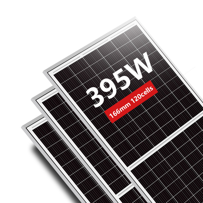 Amosolar Half Cell 166mm 380w 385w 390w Mono zonnepanelen met 4mm2 kabel OEM-bestelling