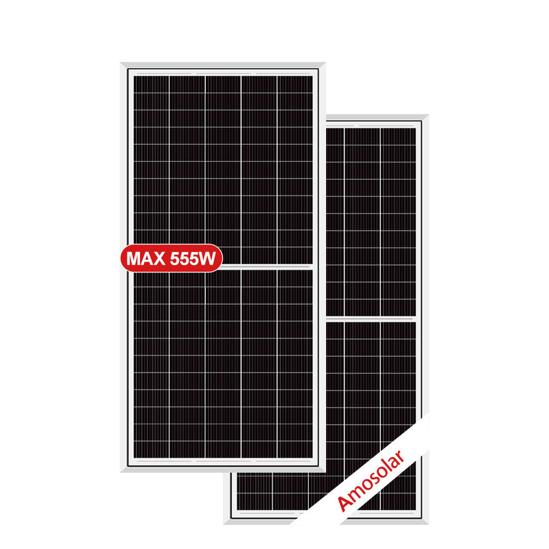 HJT 110cell 535w 540w 545w 550w 555w Zonnepaneel voor huishoudelijke elektriciteit Amosolar Goed