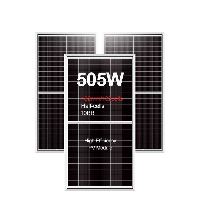 Koop Mono 480w 490w 500w 505w zonnepaneel PERC technologie Chinese OEM bestelling Acceptabel