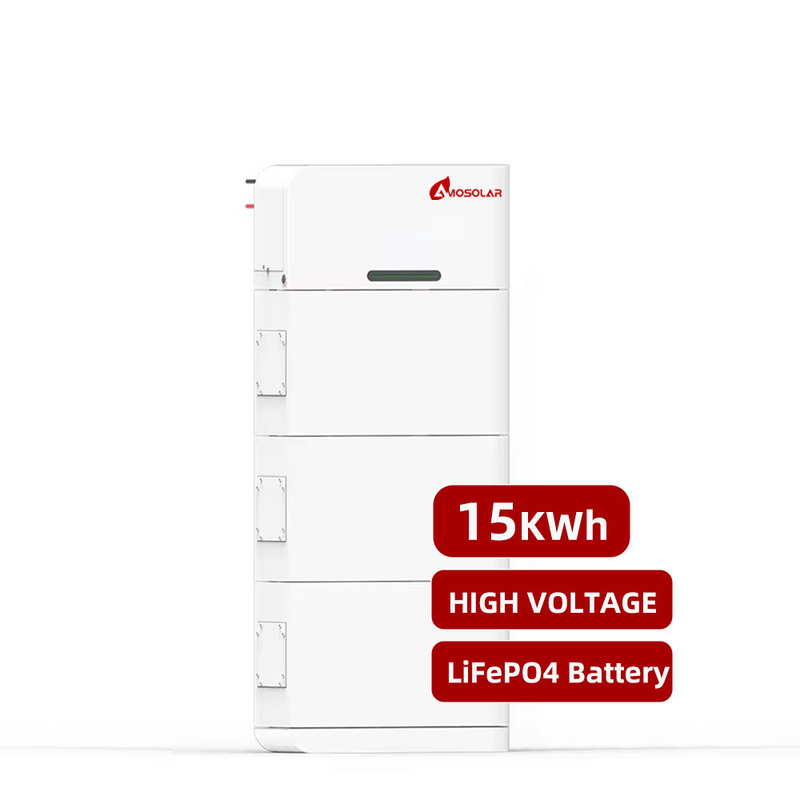10Kwh 20Kwh 25Kwh stapelbaar hoogspanning zonne-lithium ionenbatterij energieopslagsysteem