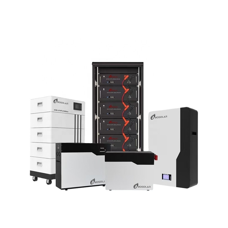 Amosolar 24v 48v 100ah 200ah 5kwh 10kwh 20kwh Lifepo4 batterij voor zonne-energie back-up