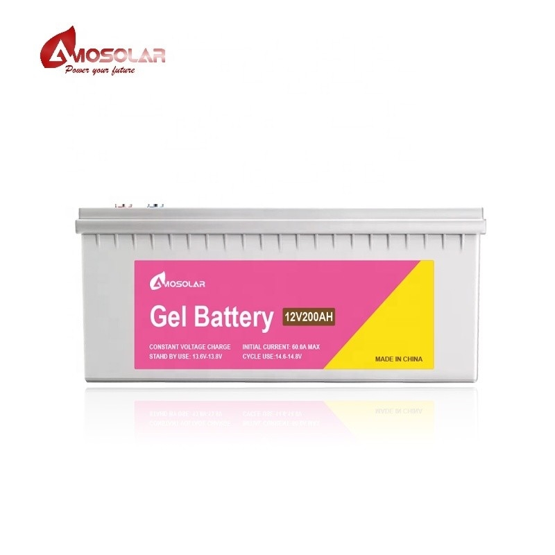 12V 48v 50Ah 100Ah 150Ah 200Ah 250Ah Gelbatterij Voor Zonneopslag Systeem