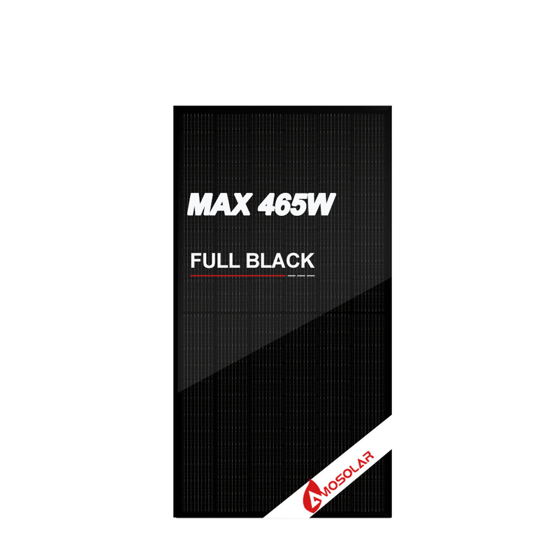 Zwarte achterblad Mono All Black 144 cellen 440w 450w 460w 465w Zonnepanelen met TUV CE