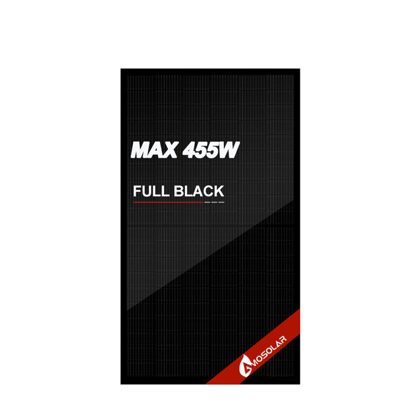 Amosolar 410w 420w 430w 550w All Black N-type zonnepaneel met een panel efficiëntie van 21%
