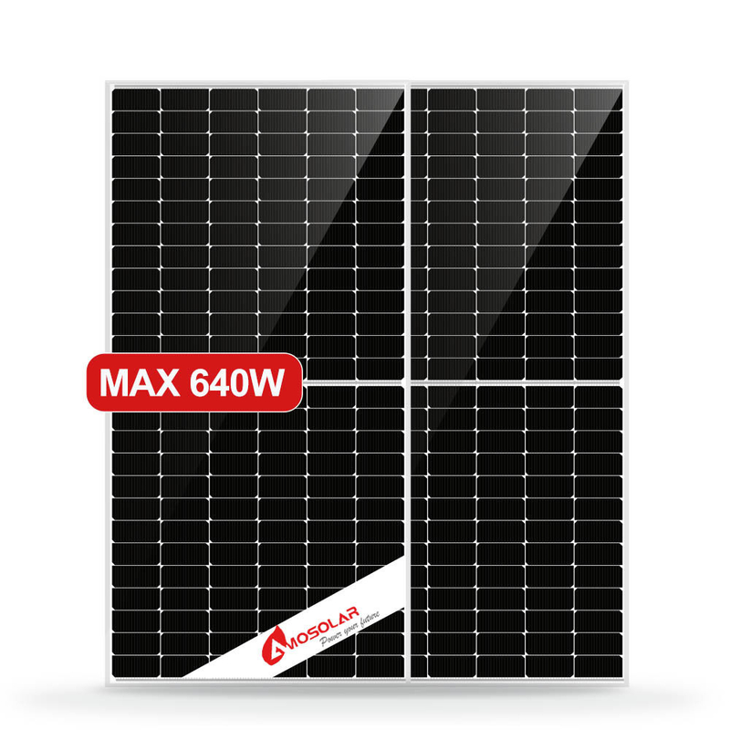 Monokristallijn N-type TOPCON zonnepanelen 610W 620W 630W 640W voor zonne-energiesysteem