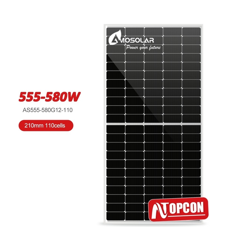 210 mm N-type monokristallijn zonnepanelen 560W 570W 580W voor zonne-energiesysteem