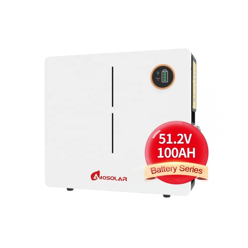 IP65 Beschermingsklasse 51.2V Solar Power Lithiumbatterij voor wand- en vloermontage