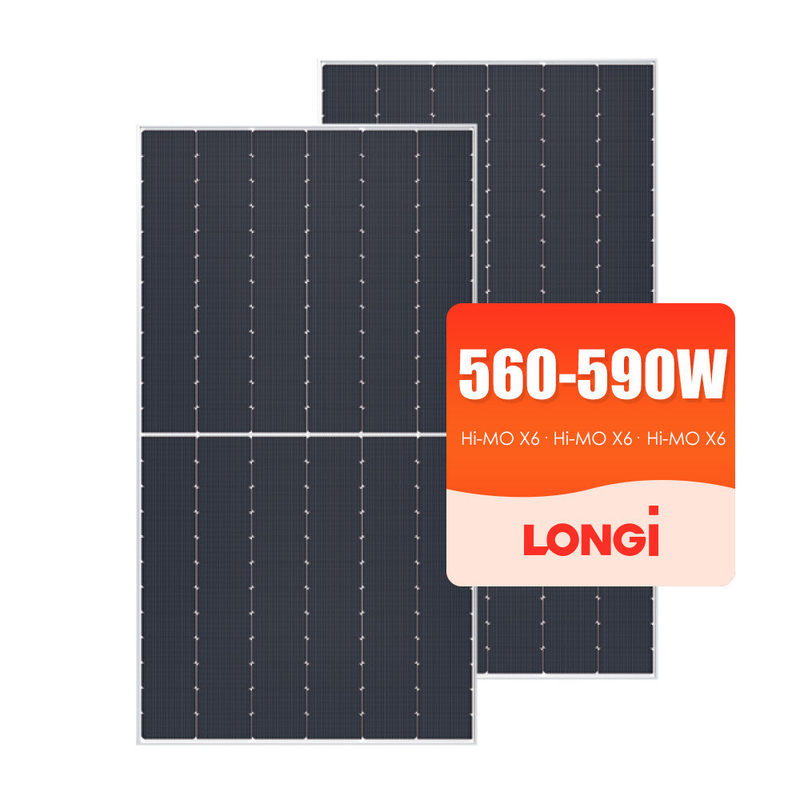 Longi 585W 580W 595W zonnepanelen PV-module met MC4-compatibele aansluiting en 4,0 mm2 kabel