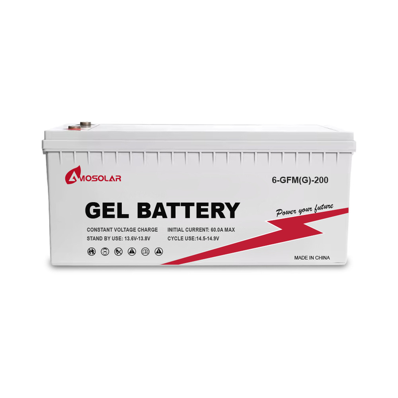 Amosolar Best Gel Battery Zonne-opslag voor BOOTS 250Ah/200Ah/100Ah 12V/24V/36V/48V