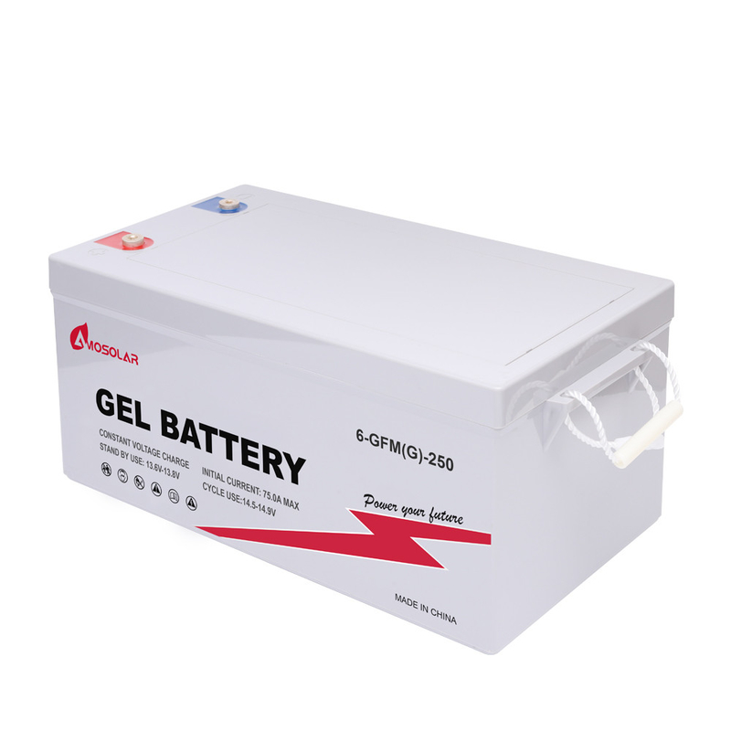 Amosolar Deep Cycle Gel zonnebatterij 12V100AH voor back-up power energieopslag systeem
